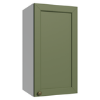 Gabinete Superior 35 cm 1 Puerta Blanco/Verde Vik Madesa