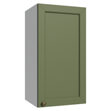Gabinete Superior 35 cm 1 Puerta Blanco/Verde Vik Madesa