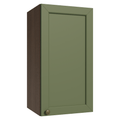 Gabinete Superior 35 cm 1 Puerta Marrón/Verde Vik Madesa