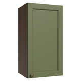 Gabinete Superior 35 cm 1 Puerta Marrón/Verde Vik Madesa