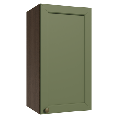 Gabinete Superior 35 cm 1 Puerta Marrón/Verde Vik Madesa