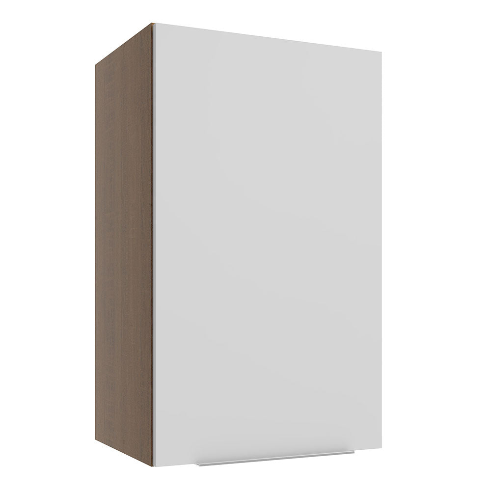 Gabinete Superior 40 cm 1 Puerta Marrón/Blanco Stella Madesa