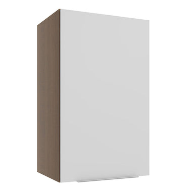 Gabinete Superior 40 cm 1 Puerta Marrón/Blanco Stella Madesa