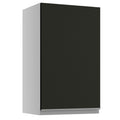 Gabinete Superior 40 cm 1 Puerta Blanco/Negro Glamy Madesa