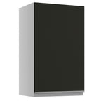 Gabinete Superior 40 cm 1 Puerta Blanco/Negro Glamy Madesa