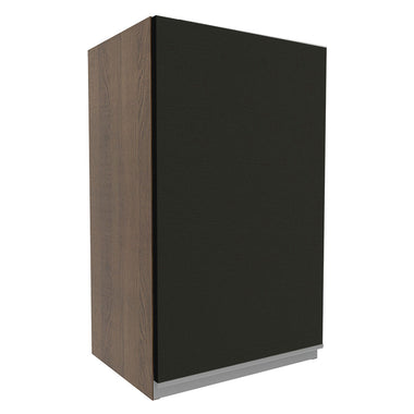 Gabinete Superior 40 cm 1 Puerta Marrón/Negro Glamy Madesa