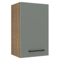 Gabinete Superior 40 cm 1 Puerta Marrón/Gris Agata Madesa