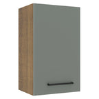 Gabinete Superior 40 cm 1 Puerta Marrón/Gris Agata Madesa