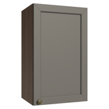 Gabinete Superior 40 cm 1 Puerta Marrón/Gris Vik Madesa