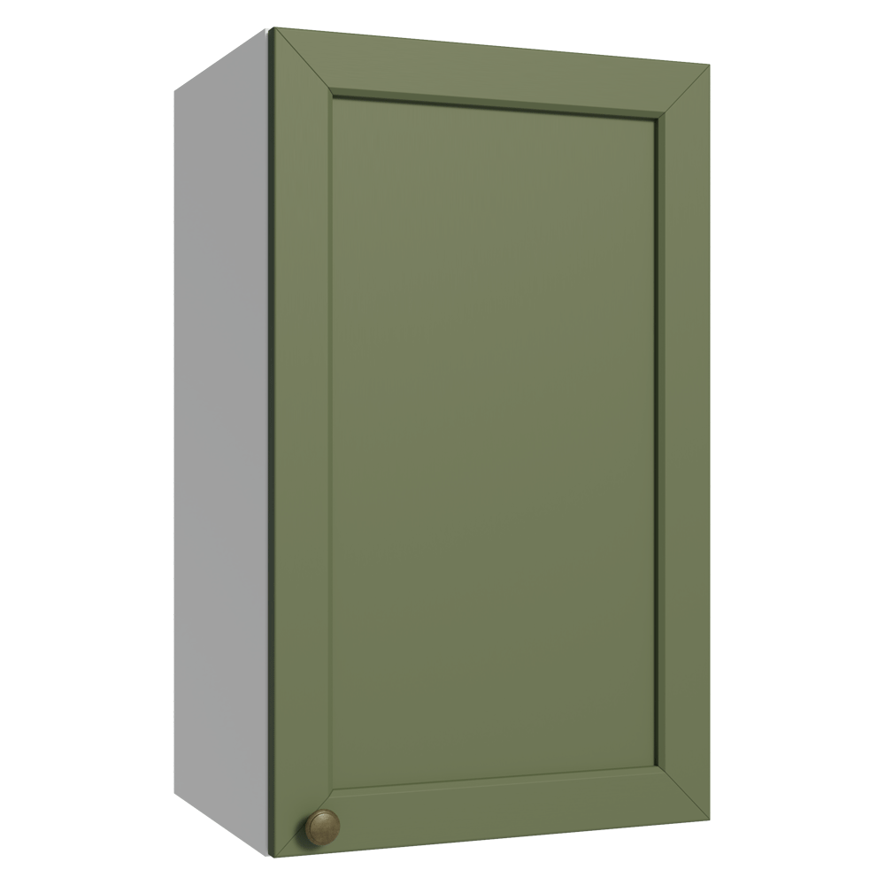 Gabinete Superior 40 cm 1 Puerta Blanco/Verde Vik Madesa