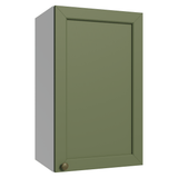 Gabinete Superior 40 cm 1 Puerta Blanco/Verde Vik Madesa