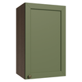 Gabinete Superior 40 cm 1 Puerta Marrón/Verde Vik Madesa