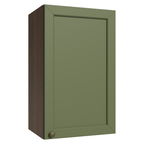 Gabinete Superior 40 cm 1 Puerta Marrón/Verde Vik Madesa