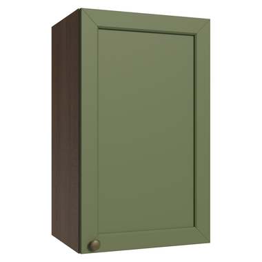 Gabinete Superior 40 cm 1 Puerta Marrón/Verde Vik Madesa