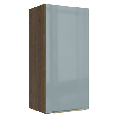 Gabinete Superior 40 cm 1 Puerta Marrón/Gris Lux Madesa