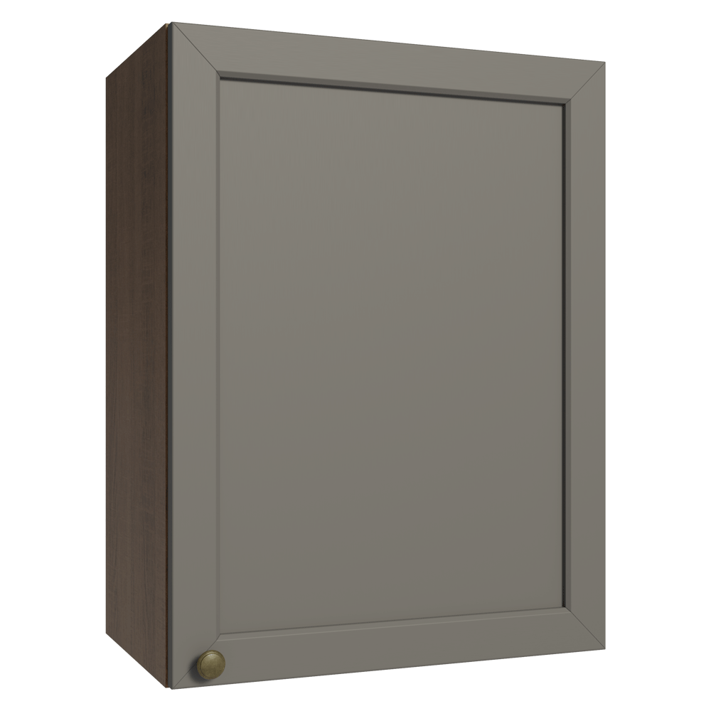 Gabinete Superior 50cm 1 Puerta Marrón/Gris Vik Madesa