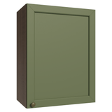 Gabinete Superior 50cm 1 Puerta Marrón/Verde Vik Madesa