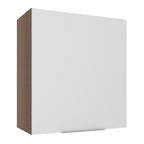 Gabinete Superior 60 cm 1 Puerta Marrón/Blanco Stella Madesa
