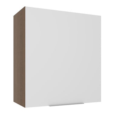 Gabinete Superior 60 cm 1 Puerta Marrón/Blanco Stella Madesa
