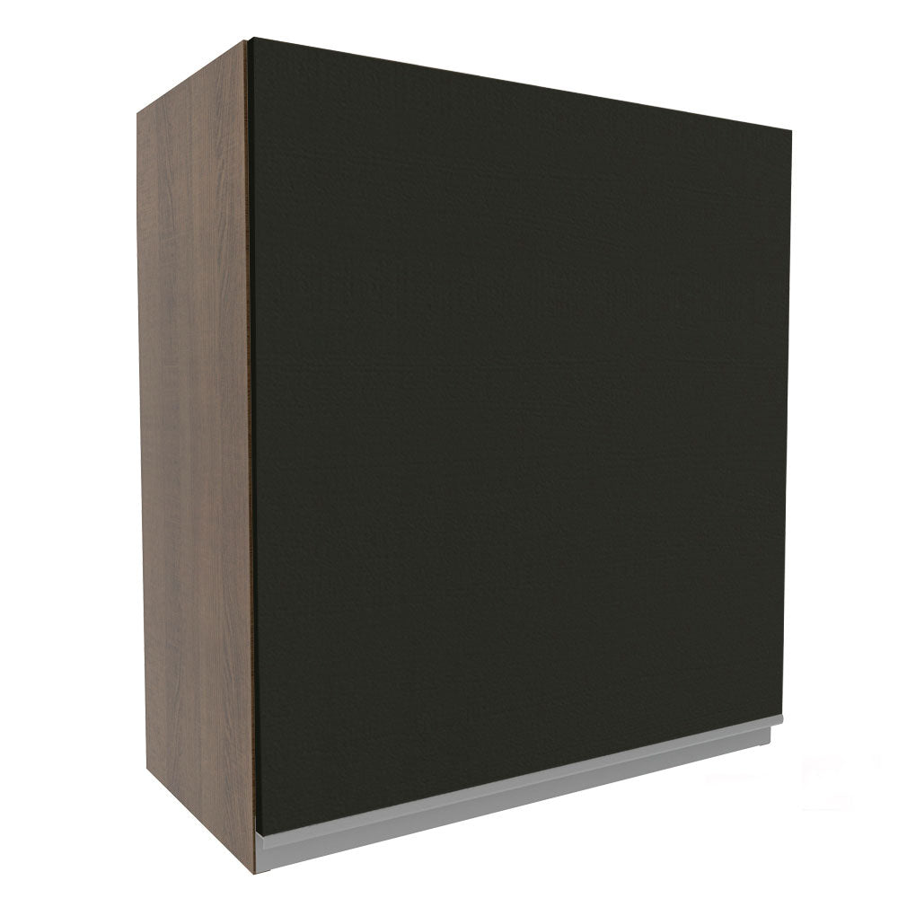Gabinete Superior 60 cm 1 Puerta Marrón/Negro Glamy Madesa