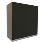 Gabinete Superior 60 cm 1 Puerta Marrón/Negro Glamy Madesa