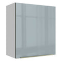 Gabinete Superior 60 cm 1 Puerta Blanco/Gris Lux Madesa