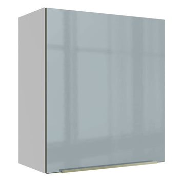 Gabinete Superior 60 cm 1 Puerta Blanco/Gris Lux Madesa