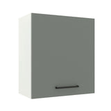 Gabinete Superior 60 cm 1 Puerta Agata Blanco/Gris