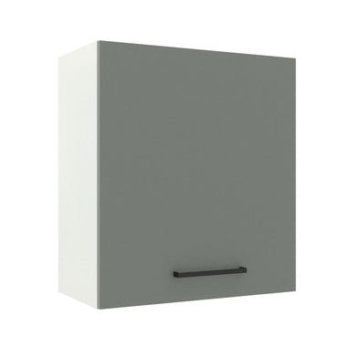 Gabinete Superior 60 cm 1 Puerta Blanco/Gris Agata Madesa