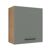 Gabinete Superior 60 cm 1 Puerta Agata Marrón/Gris