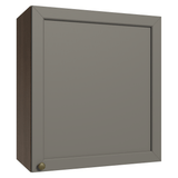 Gabinete Superior 60 cm 1 Puerta Marrón/Gris Vik Madesa