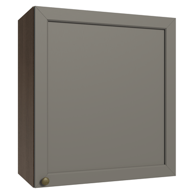 Gabinete Superior 60 cm 1 Puerta Marrón/Gris Vik Madesa