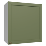 Gabinete Superior 60 cm 1 Puerta Blanco/Verde Vik Madesa