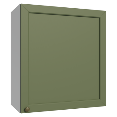 Gabinete Superior 60 cm 1 Puerta Blanco/Verde Vik Madesa