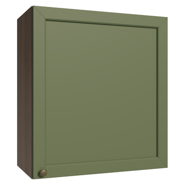 Gabinete Superior 60 cm 1 Puerta Marrón/Verde Vik Madesa