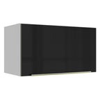Gabinete Superior 60 cm 1 Puerta Abatible Blanco/Negro Lux Madesa
