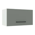 Gabinete Superior 60 cm 1 Puerta Abatible Blanco/Gris Agata Madesa