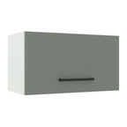 Gabinete Superior 60 cm 1 Puerta Abatible Blanco/Gris Agata Madesa