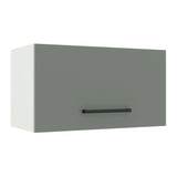 Gabinete Superior 60 cm 1 Puerta Abatible Agata Blanco/Gris
