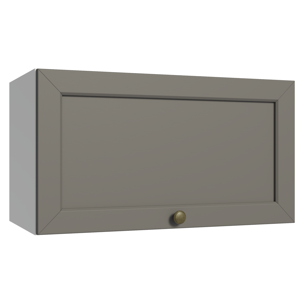 Gabinete Superior 60 cm 1 Puerta Abatible Blanco/Gris Vik Madesa