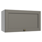 Gabinete Superior 60 cm 1 Puerta Abatible Blanco/Gris Vik Madesa