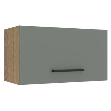 Gabinete Superior 60 cm 1 Puerta Abatible Marrón/Gris Agata Madesa