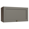 Gabinete Superior 60 cm 1 Puerta Abatible Marrón/Gris Vik Madesa