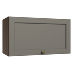 Gabinete Superior 60 cm 1 Puerta Abatible Marrón/Gris Vik Madesa