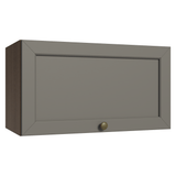 Gabinete Superior 60 cm 1 Puerta Abatible Marrón/Gris Vik Madesa