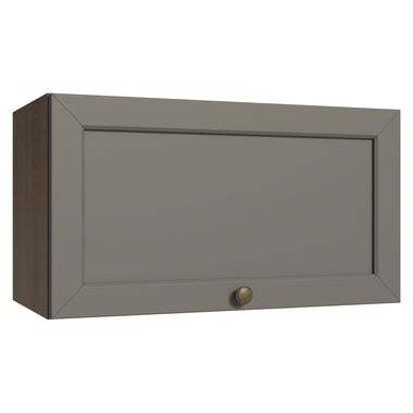 Gabinete Superior 60 cm 1 Puerta Abatible Marrón/Gris Vik Madesa
