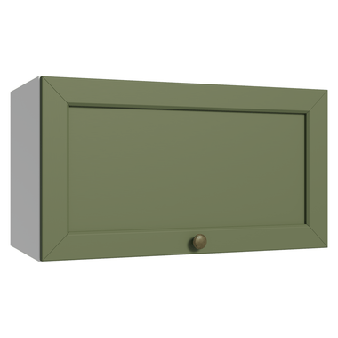 Gabinete Superior 60 cm 1 Puerta Abatible Blanco/Verde Vik Madesa