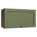 Gabinete Superior 60 cm 1 Puerta Abatible Marrón/Verde Vik Madesa