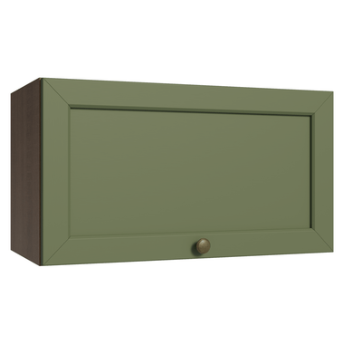 Gabinete Superior 60 cm 1 Puerta Abatible Marrón/Verde Vik Madesa