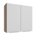 Gabinete Superior 70 cm 2 Puertas Marrón/Blanco Stella Madesa